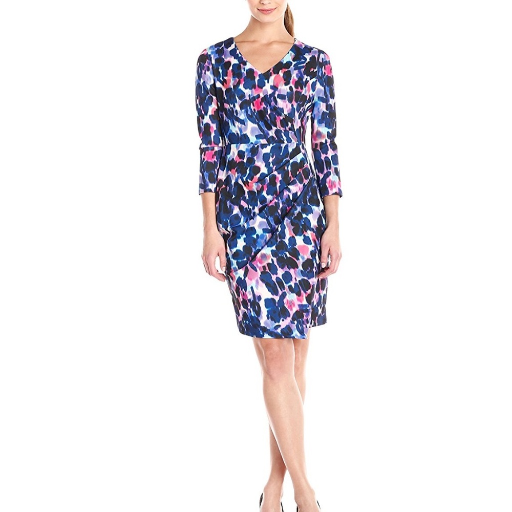 NYDJ Stretch Crepe Kona Dash Dress